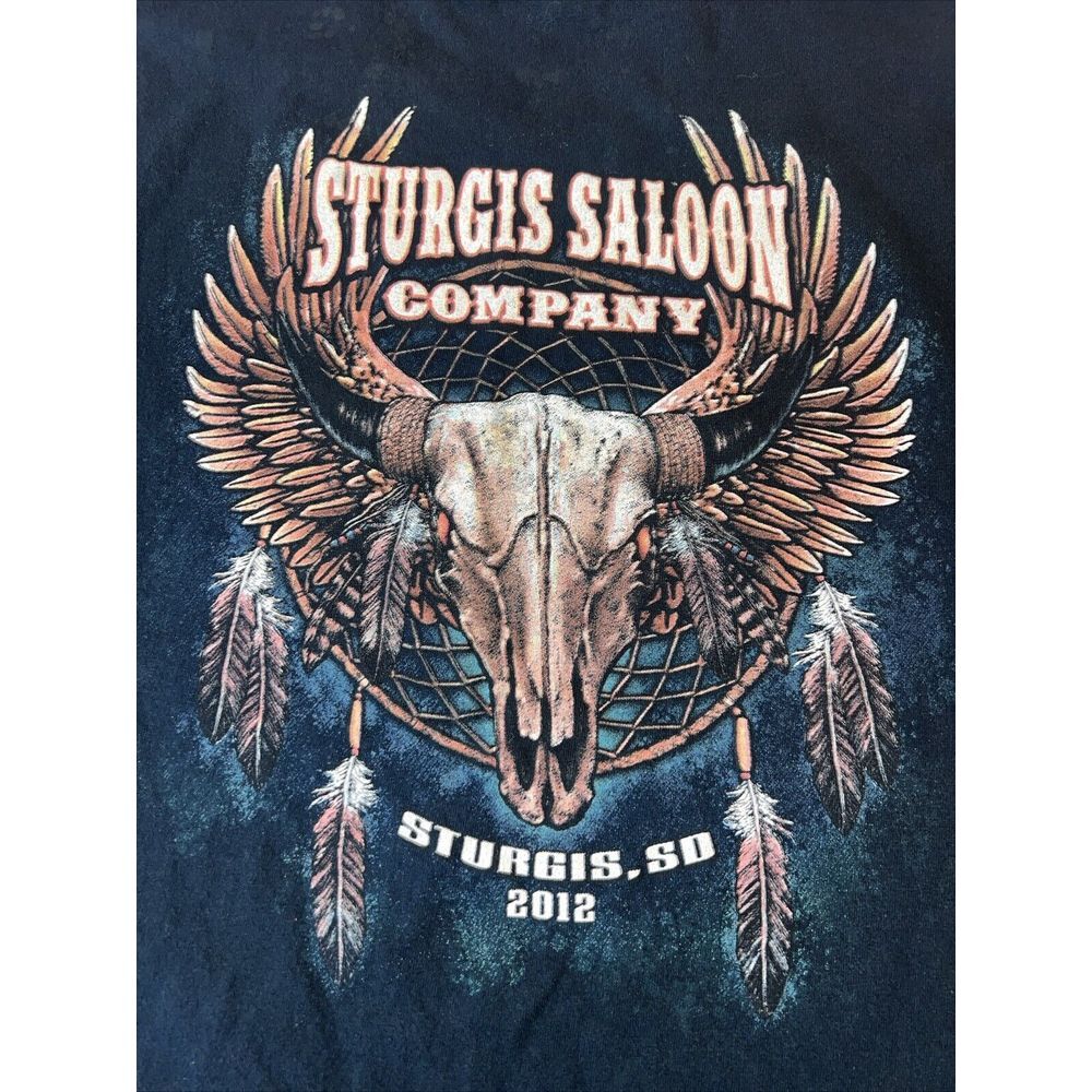 2012 Sturgis Saloon Company Men's Size‎ XL Black Tshirt